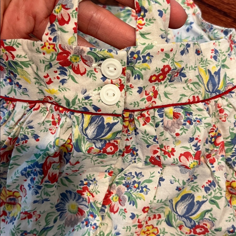 Baby Girl Ralph Lauren Floral Summer Dress Size 6 Months - Picture 7 of 10